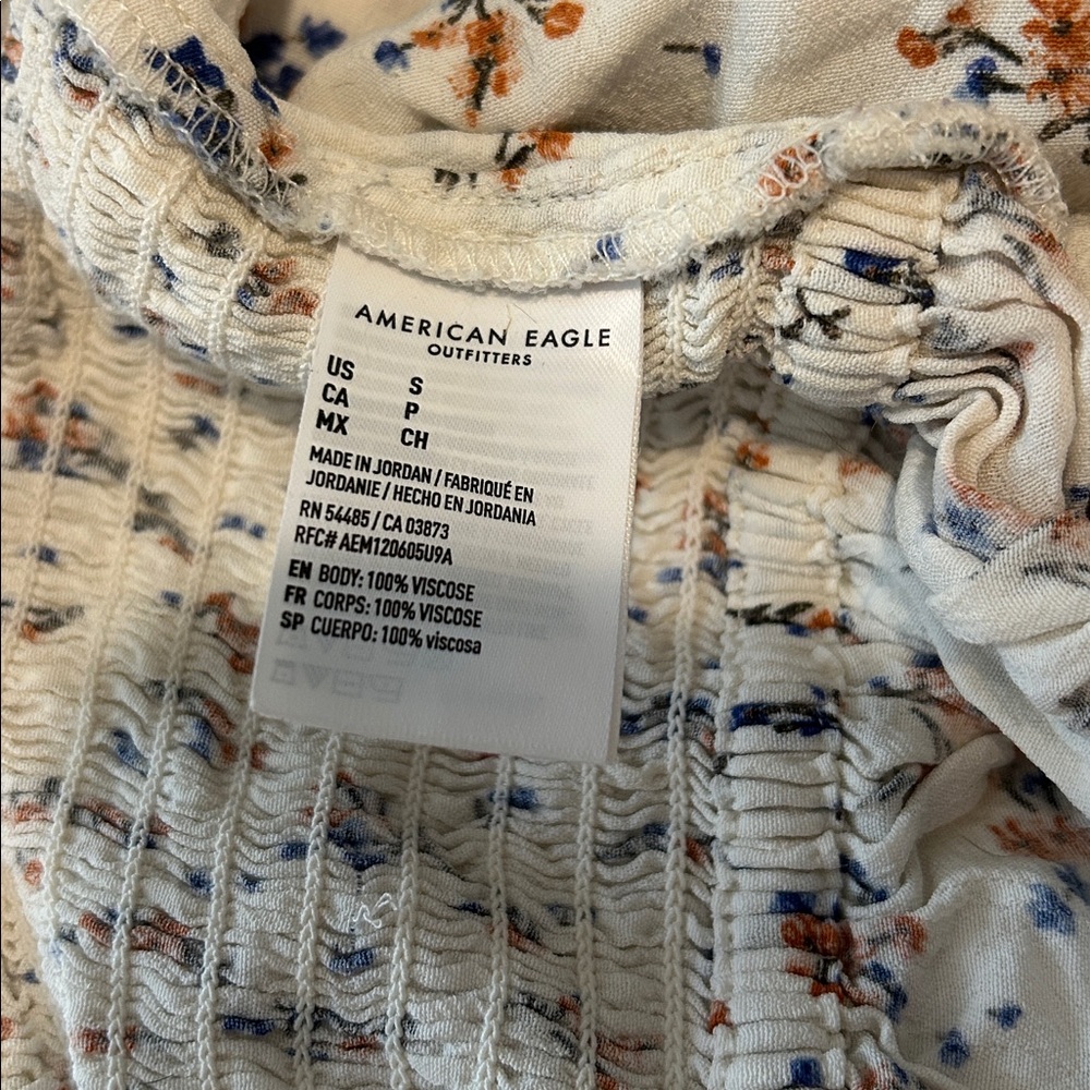 Floral Ruffle Cropped Tank Top - Picture 4 of 6